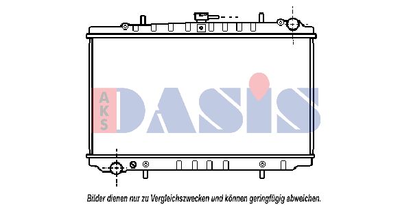 AKS DASIS Радиатор, охлаждение двигателя 070630N